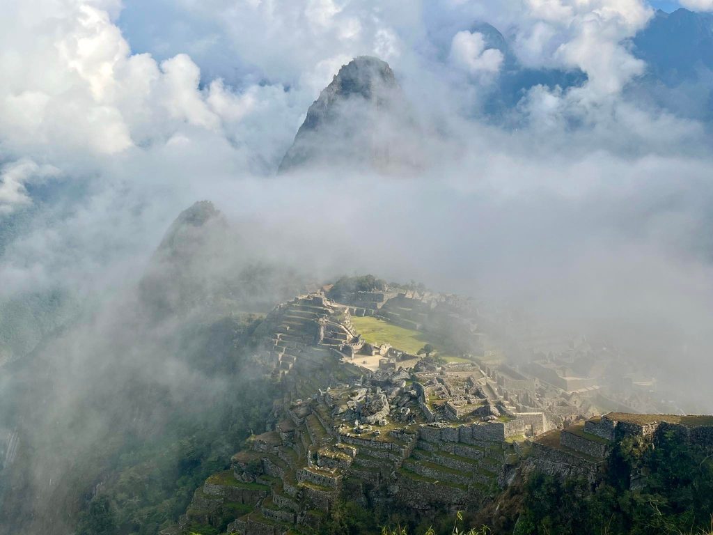 Legendárne Machu Picchu v Peru. 