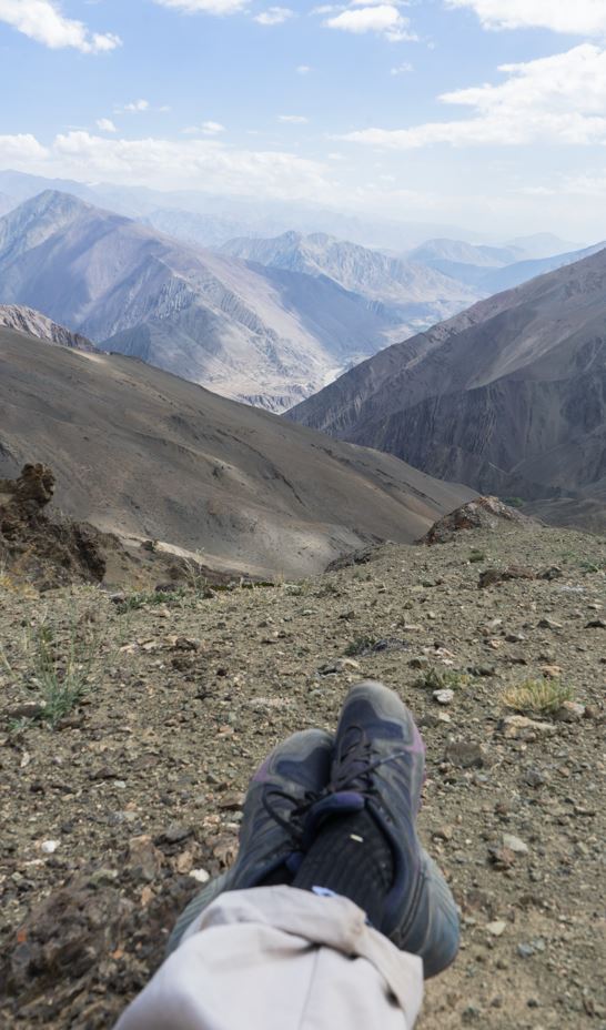 V sedle Hibti La. oblasť Ladakh, India.